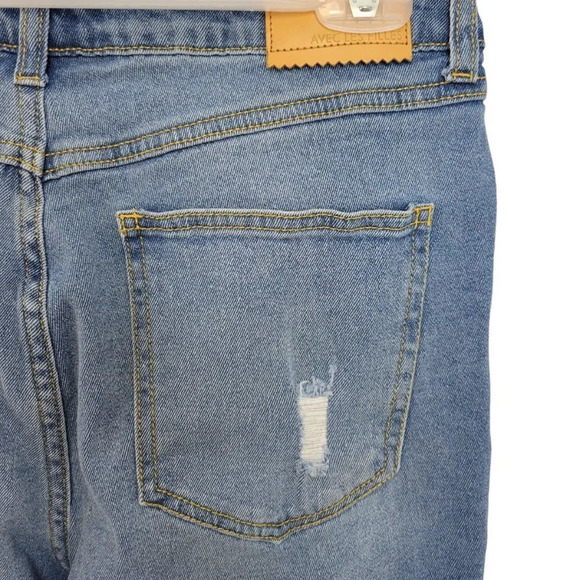 Anthropologie Avec Les Filles Raw Hem Distressed High Rise Jeans - Picture 2 of 8